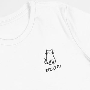 T-shirt Donna - Ricamo - Stigatti - Cotone Airlume