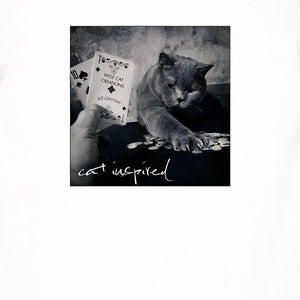 T-shirt Uomo - Bianco & Nero - Poker - Cotone Bio