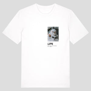 T-shirt Uomo - Quotes - Life - Cotone Bio