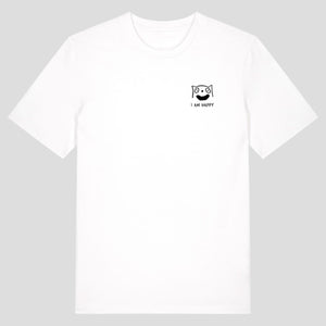 T-shirt Uomo - Ricamo - I Am Happy - Cotone Bio