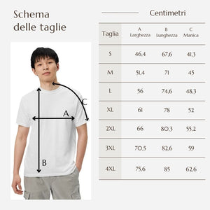 T-shirt Unisex - Ricamo - Never Stop Trying - Cotone Ring-spun