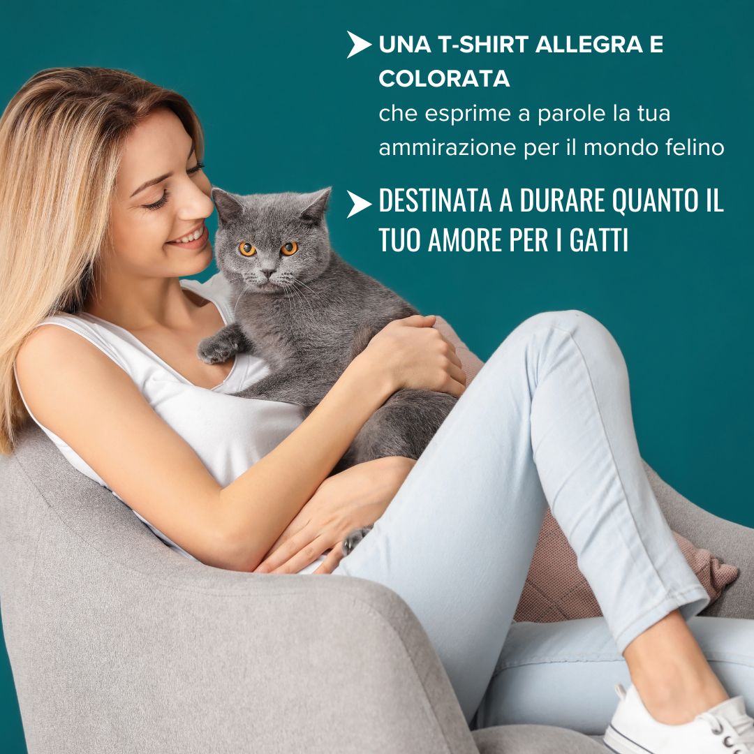 T-shirt Donna - Citazioni - Gatto Nero - Cotone Airlume